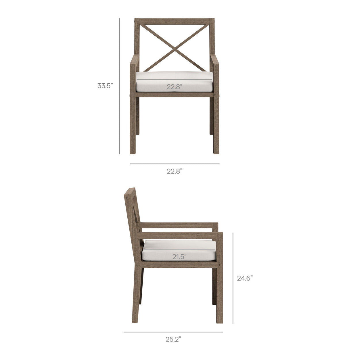 Northlake 7-Piece Outdoor Patio Teak Wood Dining Set by Modway