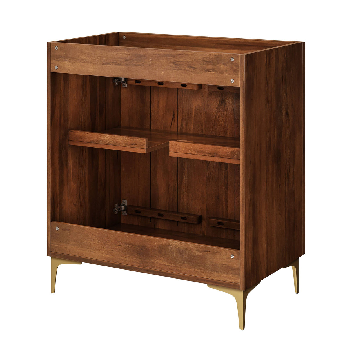 Vernon 30" Fluted Wood Vanity Cabinet Without Sink by Modway