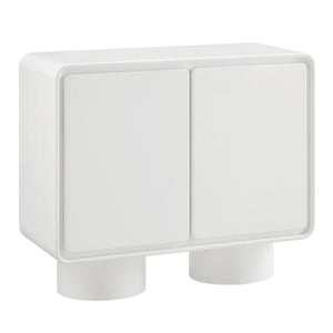 Lumo 2-Door Curved Wood Accent Cabinet by Modway