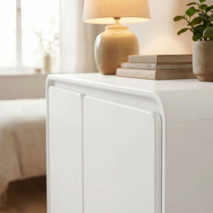 Lumo 2-Door Curved Wood Accent Cabinet by Modway