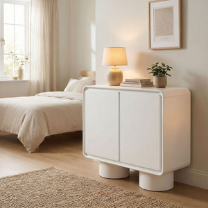 Lumo 2-Door Curved Wood Accent Cabinet by Modway