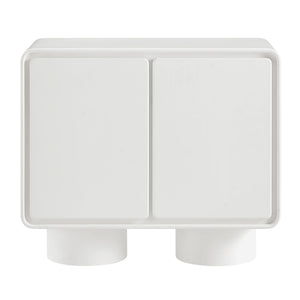 Lumo 2-Door Curved Wood Accent Cabinet by Modway