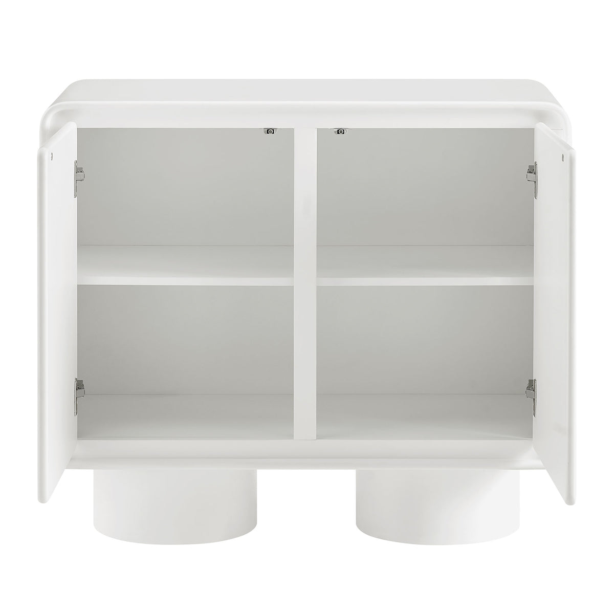 Lumo 2-Door Curved Wood Accent Cabinet by Modway