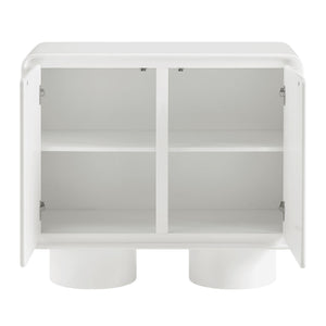 Lumo 2-Door Curved Wood Accent Cabinet by Modway
