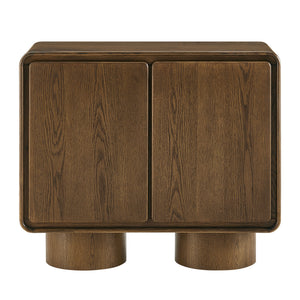Lumo 2-Door Curved Wood Accent Cabinet by Modway