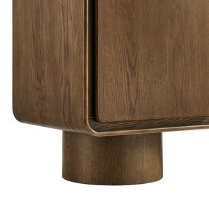 Lumo 2-Door Curved Wood Accent Cabinet by Modway