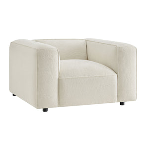 Auren Lattice Bouclé Upholstered Accent Chair by Modway