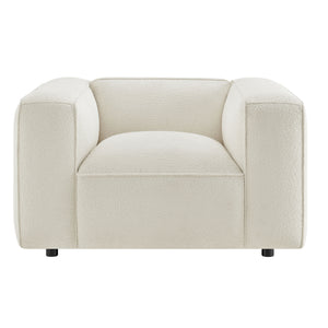 Auren Lattice Bouclé Upholstered Accent Chair by Modway