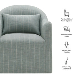 Bardot Striped Accent Chair by Modway