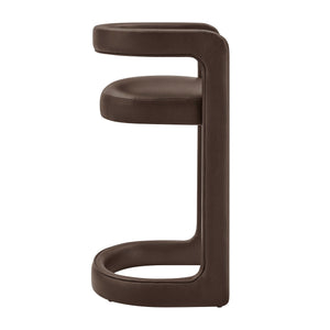 Winslow Premium Vegan Leather Bar Stool Set of 2 by Modway