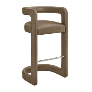 Winslow Premium Vegan Leather Bar Stool Set of 2 by Modway