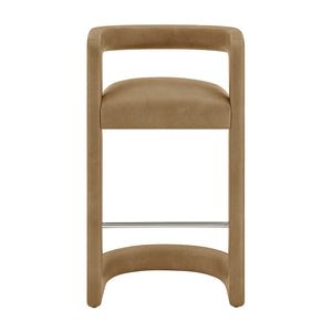 Winslow Premium Vegan Leather Bar Stool Set of 2 by Modway
