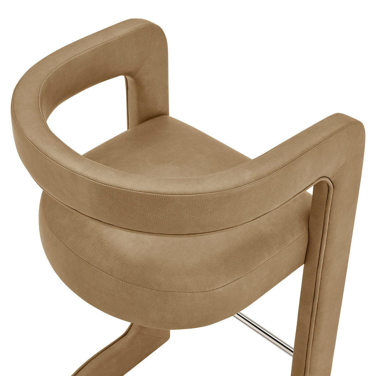 Winslow Premium Vegan Leather Bar Stool Set of 2 by Modway