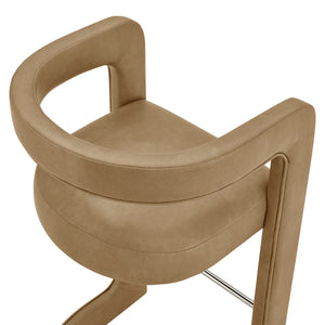 Winslow Premium Vegan Leather Bar Stool Set of 2 by Modway
