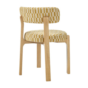 Marsha Retro Upholstered Fabric Dining Chairs Set of 2 by Modway