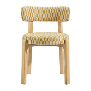 Marsha Retro Upholstered Fabric Dining Chairs Set of 2 by Modway