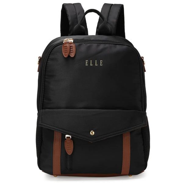 Luxe Journey 18L Twill and Vegan Leather Backpack