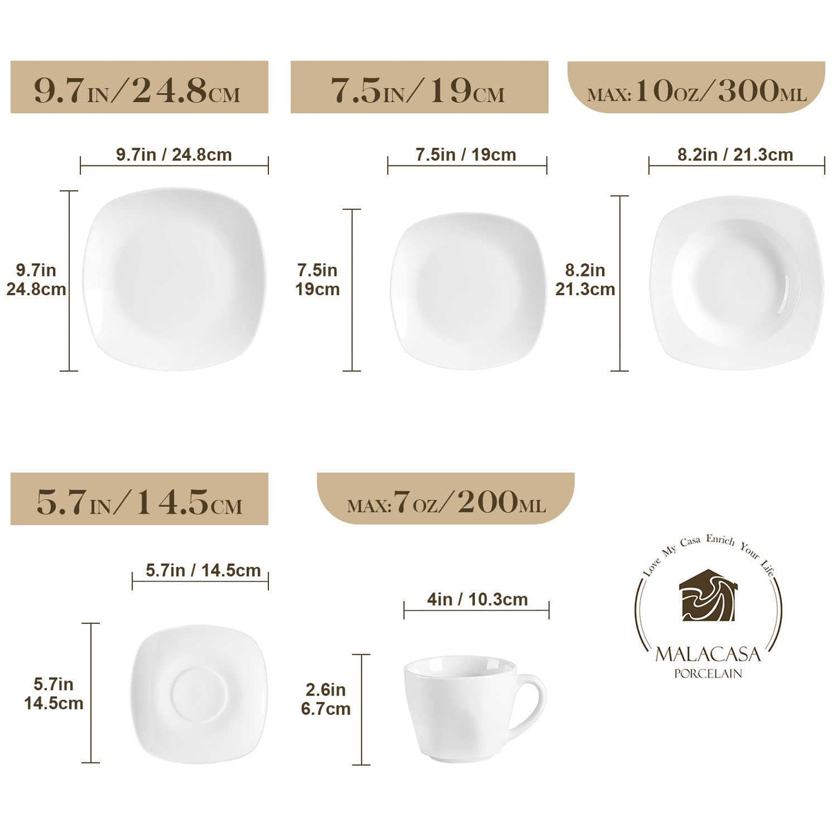 Elisa 30 Piece Dinnerware Set