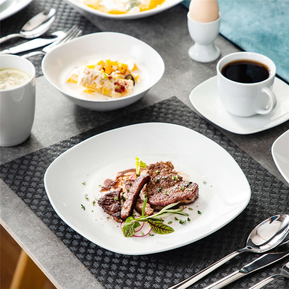 MALACASA Elisa 50 Piece Dinnerware Set - view 3