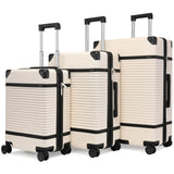 Belleville 3 Piece Expandable Retro Luggage Set