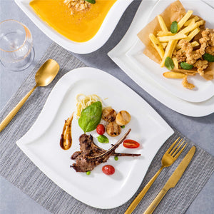 Elvira Marble Grey 30 Piece Dinnerware Set