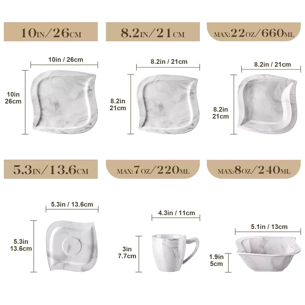 Elvira 36 Piece Dinnerware Set