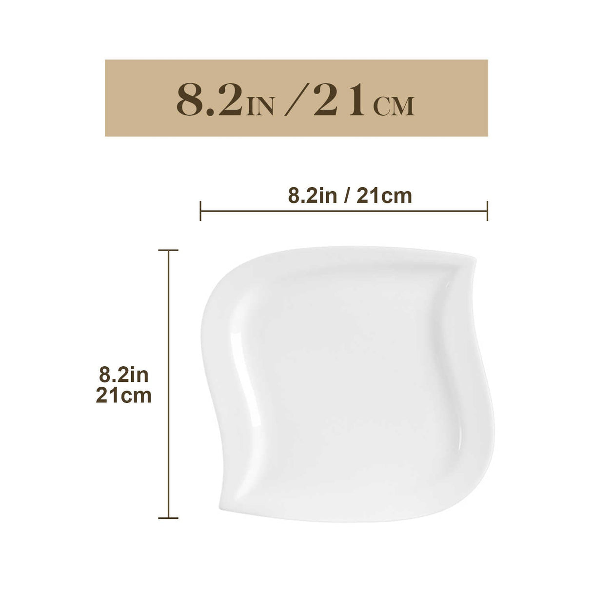 Elvira Dessert Plates Set of 6