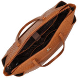 Compass 32L Vegan Leather Monogram Weekender Tote Bag