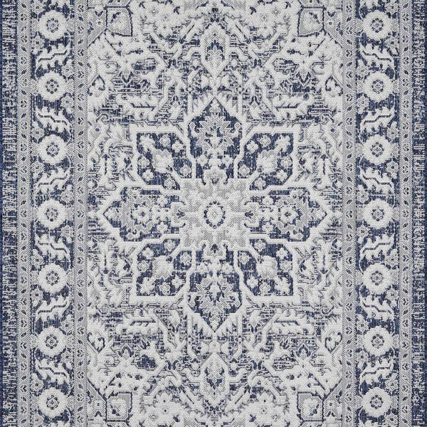 Etoile Navy Blue Performance Rug