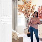 Tall Lifelike Eucalyptus Potted Tree