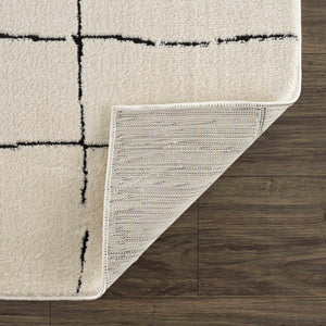 Koume Beige Maze Area Rug