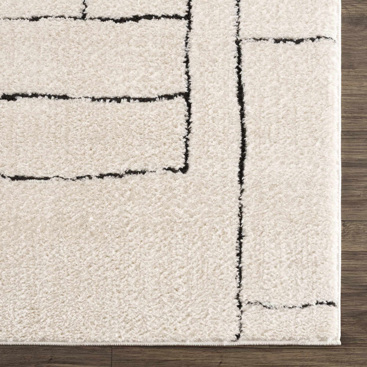 Keats Black & White  Area Rug - Clearance