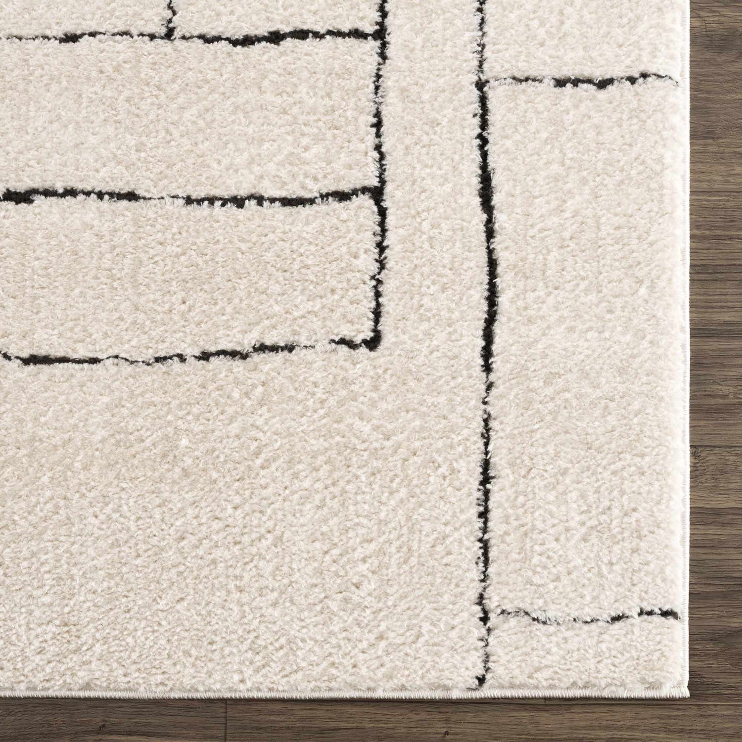 Keats Black & White  Area Rug - Clearance