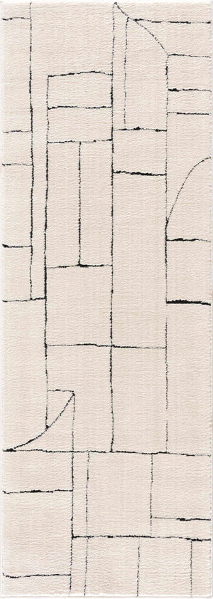 Keats Black & White  Area Rug - Clearance
