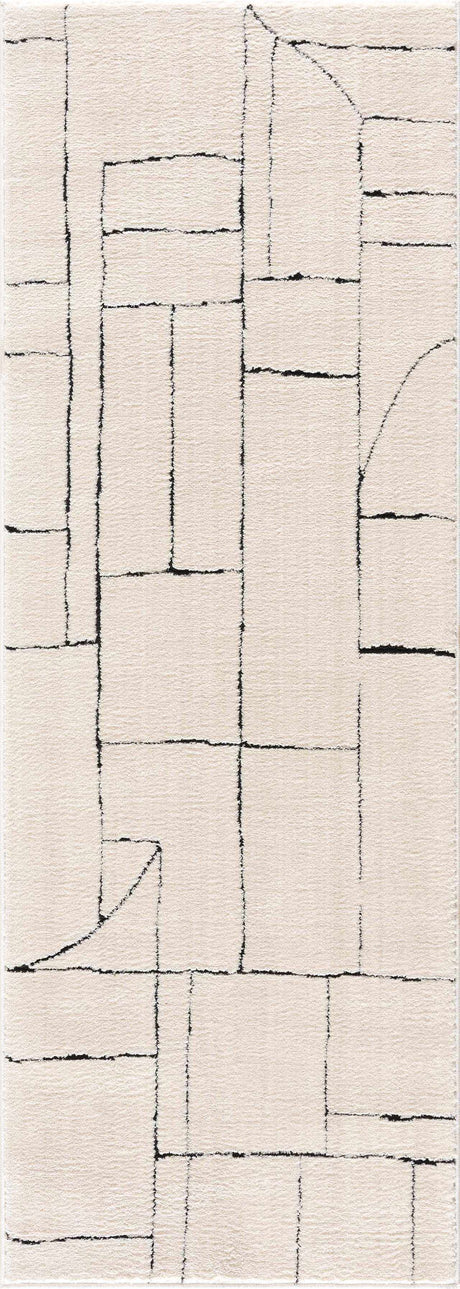 Keats Black & White  Area Rug - Clearance