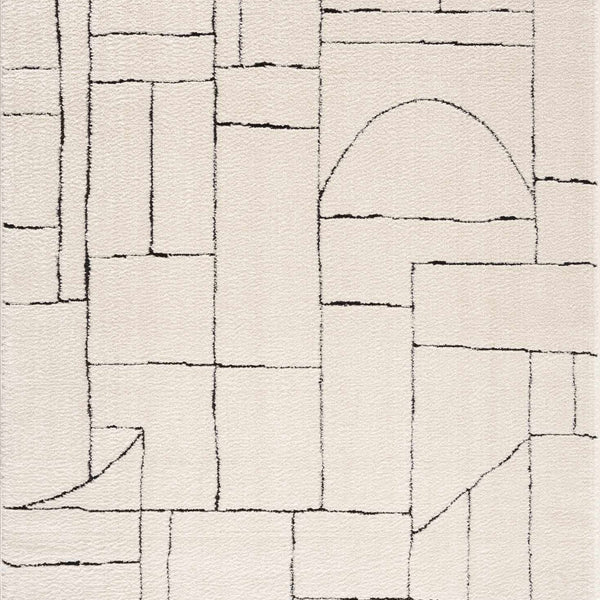 Keats Black & White  Area Rug - Clearance