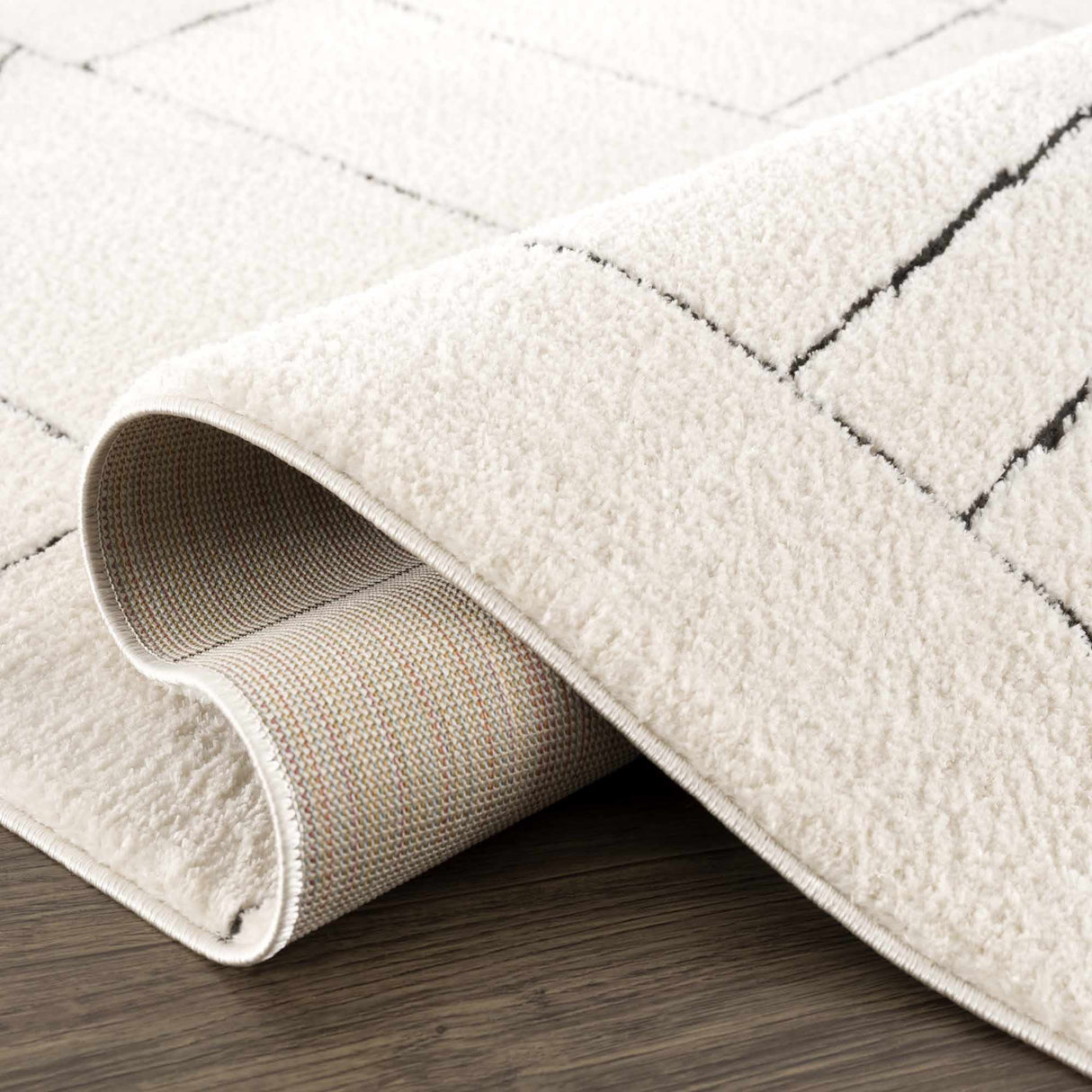 Keats Black & White  Area Rug - Clearance