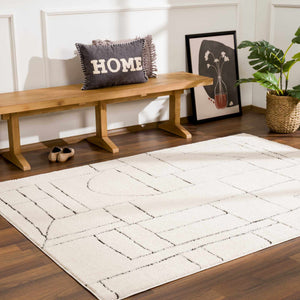 Keats Black & White  Area Rug - Clearance