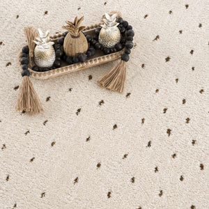 Julie Ivory & Brown Area Rug