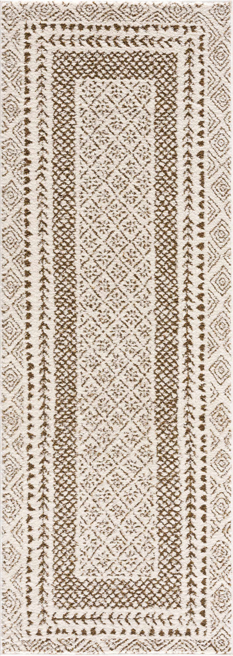 Julio Scandi Boho Area Rug - Brown