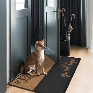 Cameroon Cotton Kilim Woven Doormat Rug