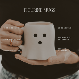 Ghost Face 12oz Figurine Coffee Mug