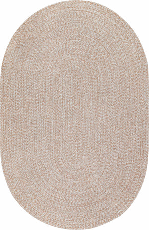 Cream Braided Faux Jute Outdoor Rug
