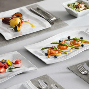 Flora Marble Grey 26 Piece Dinnerware Set