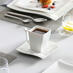 Flora Marble Blue 30 Piece Dinnerware Set