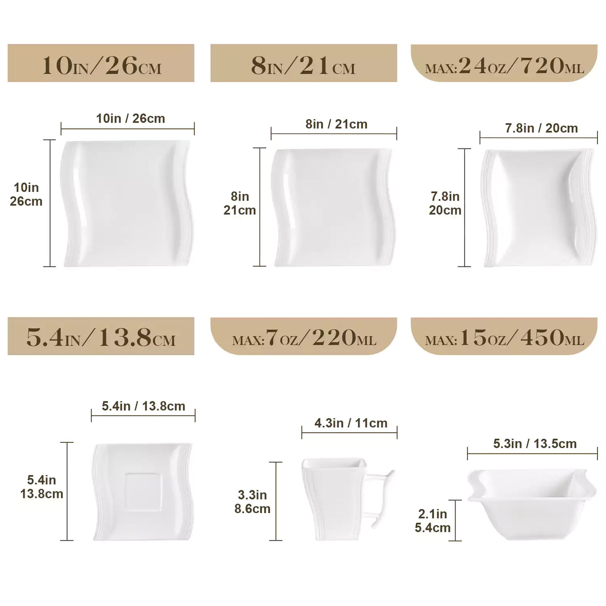 Flora Marble Grey 36 Piece Dinnerware Set