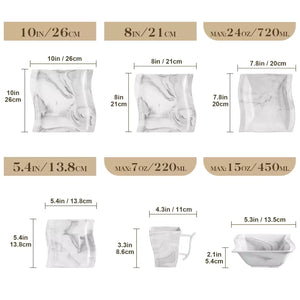 Flora 36 Piece Dinnerware Set
