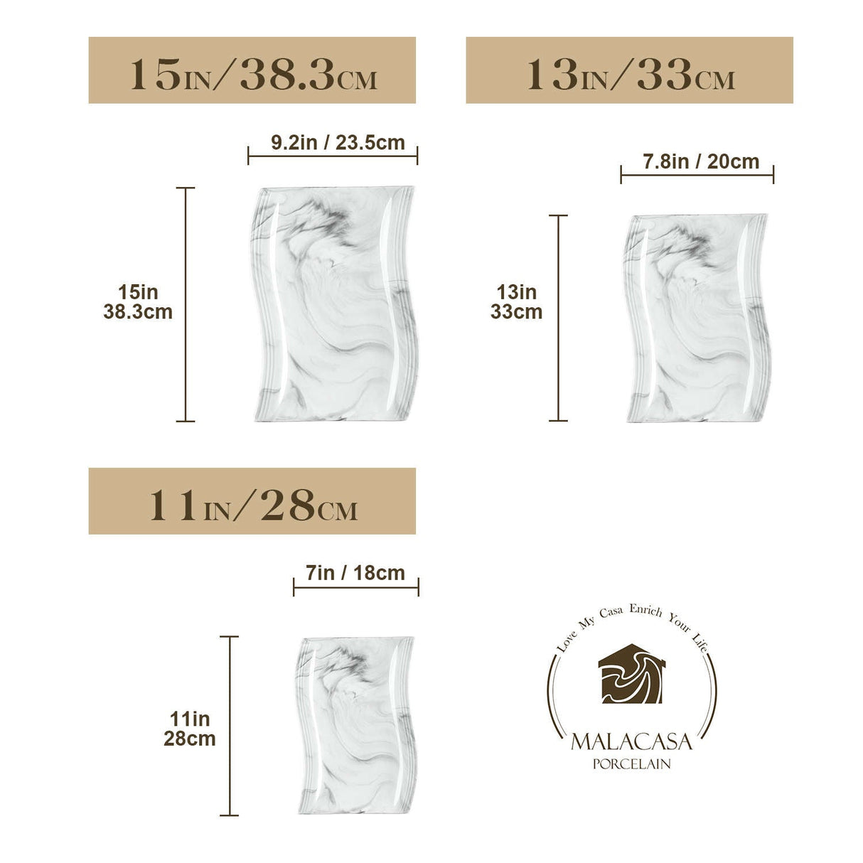 Flora Platters Set of 3