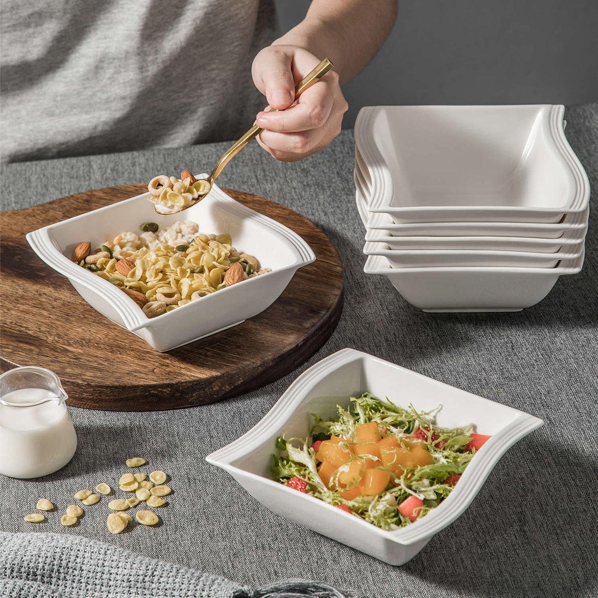 Flora Cereal Bowls Set of 6