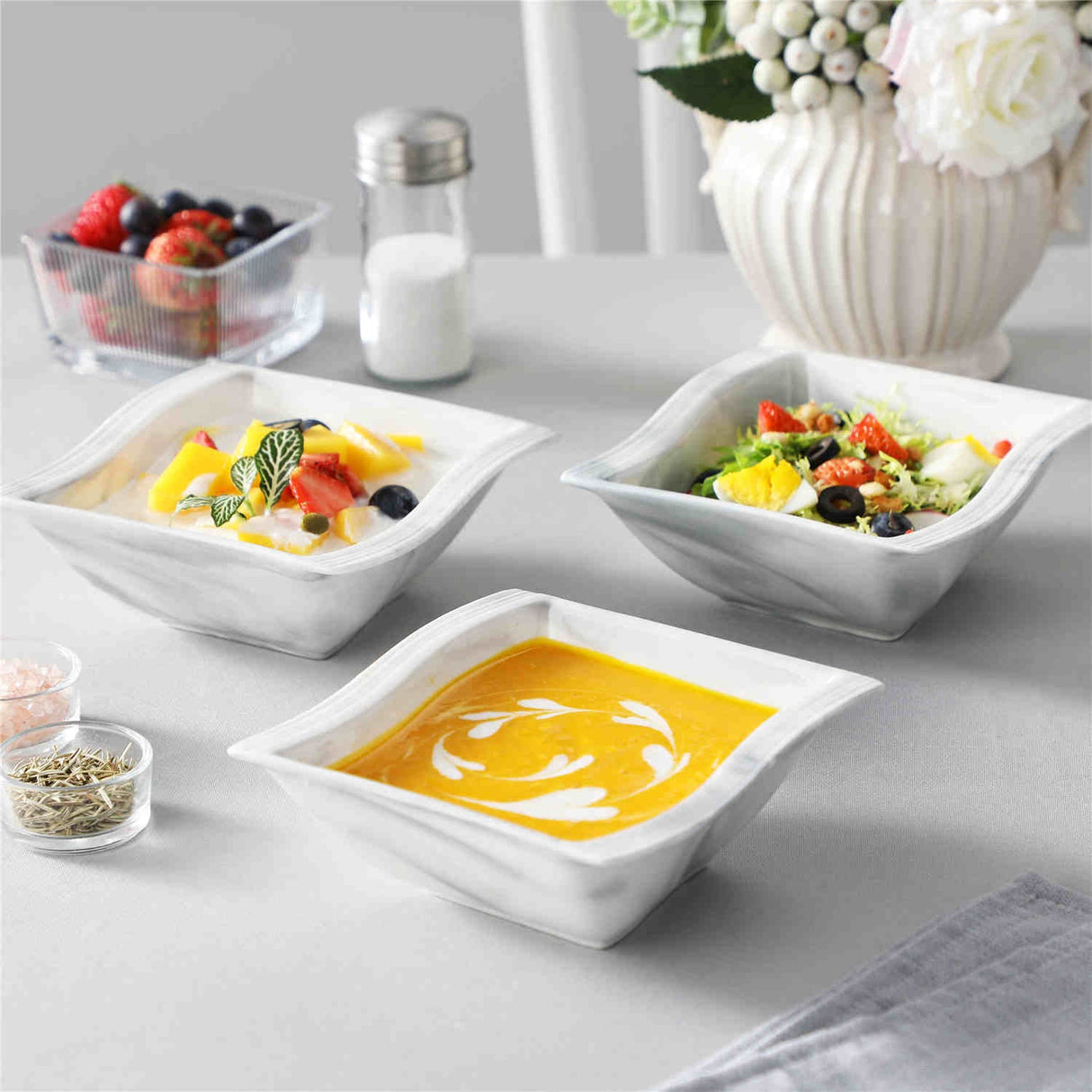 Flora Cereal Bowls Set of 6